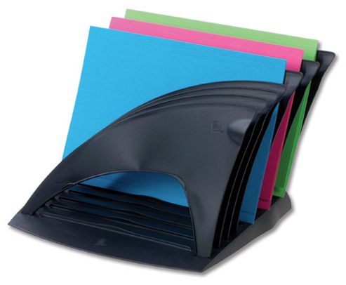 Image of Avery Dtr File Sorter 10 Pivoting Dividers W291xd340xh240mm Black Ref Dr900blk