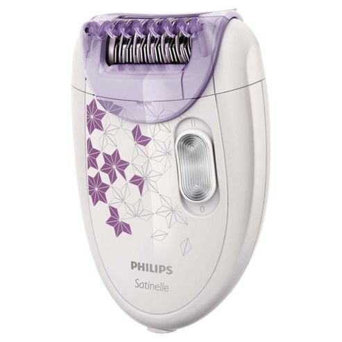 Image of Philips Satinelle Corded Epilator Hp6422/00 With Optistart Cap Massage Roller