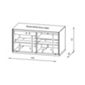 Triskom TV Cabinet - Black