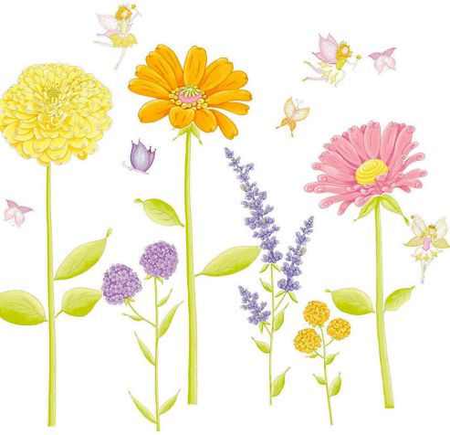 Image of Fairy Garden, 42 Wall Stickers