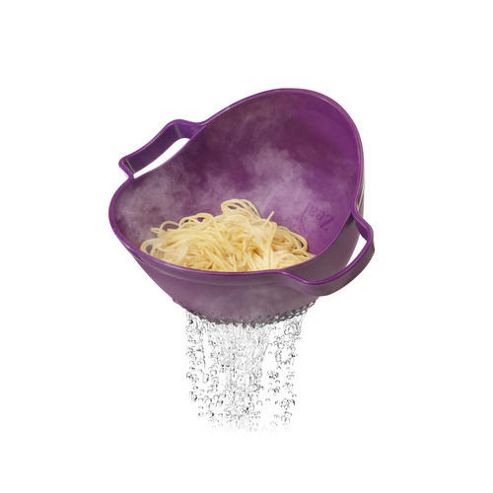 Image of Drain & Serve Colander Purple