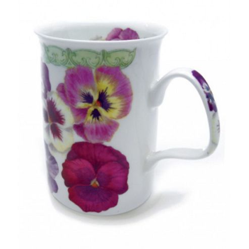 Image of Roy Kirkham Pansy Design Bone China Mug