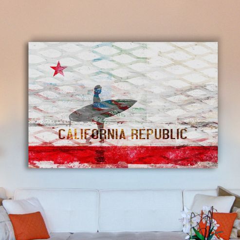 Image of Parvez Taj The Republic Canvas Wall Art - 76 Cm H X 114 Cm W X 5 Cm D