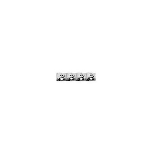 Image of Kmc Hl710 - Half Link Nickel Plated Bmx Chain In Silver