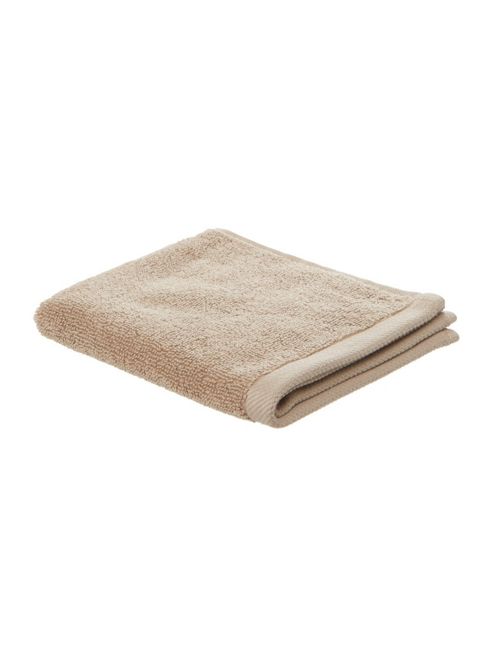 Image of Linea Cotton Twill Simply Soft Face Cloth In Brown