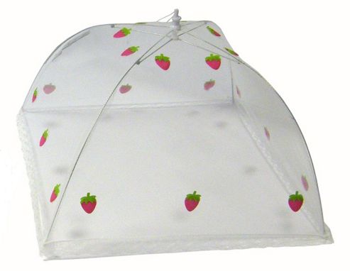 Image of Epicurn Jn1154st Food Umbrella Strawberry 48cm