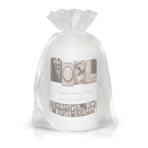 Image of Personalised Affection Art Noel Candle