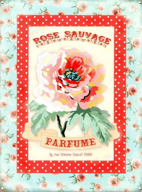 Image of Rose Sauvage Tin Sign