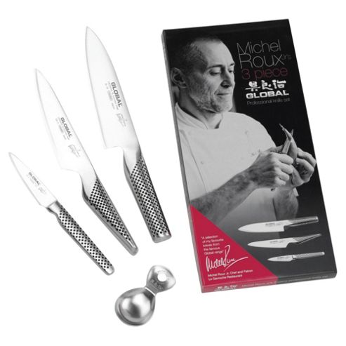 Image of Michel Roux Jr For Global Knives Knife Gift Set, 3-piece