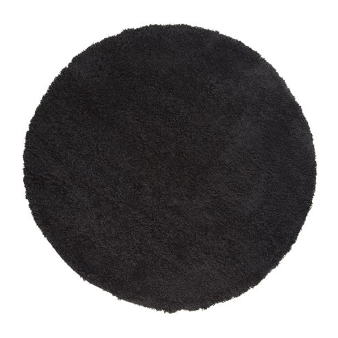 Image of Nordic Cariboo Black 133x133 Cm Shaggy Rug