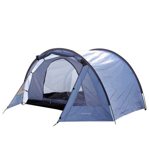 Image of North Gear Camping Exodus Waterproof 4 Man Tent Blue