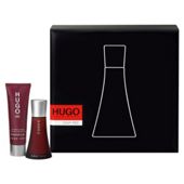 Hugo Boss Deep Red 30ml EDP Spray & 50ml Body Lotion Gift Set