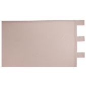 Tesco Everyday Value Tab Top Unlined Curtain 46X72 Cream