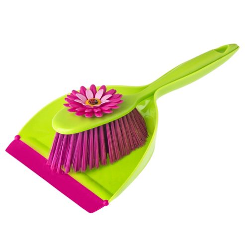 Image of Flower Handy Dustpan & Brush Set