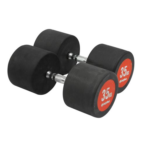 Image of Bodymax Pro V3 Rubber Dumbbells - 35kg