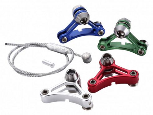 Image of Acor Alloy Cantilever Brake Cable Hanger: Black