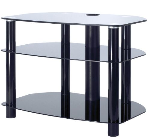 Image of 32 Inch Lcd Tv Stand - All Black