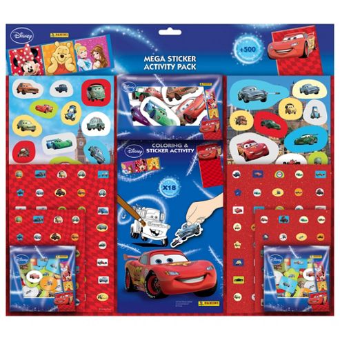 Image of Cars Mega sticker Activity Pack 500pcs