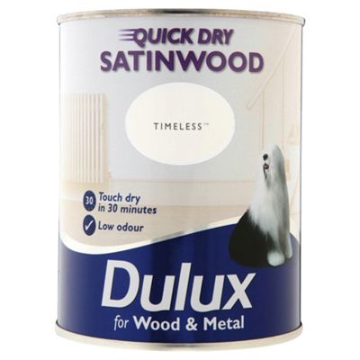 Buy Dulux Quick Dry Satinwood, Timeless, 750ml From Our Interior Paint ...