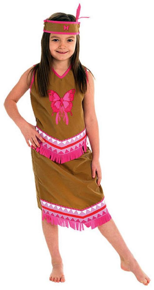 Image of Indian Squaw - Child Costume 3-4 Years