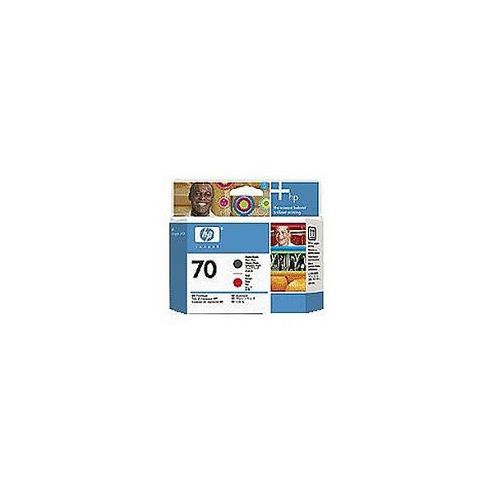 Image of Hp 70 Matte Printhead - black And Red