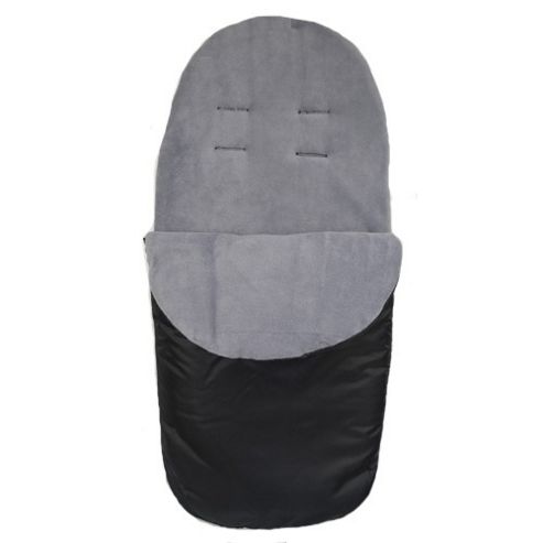 Image of Preciouslittleone Stroller Footmuff (black/grey)