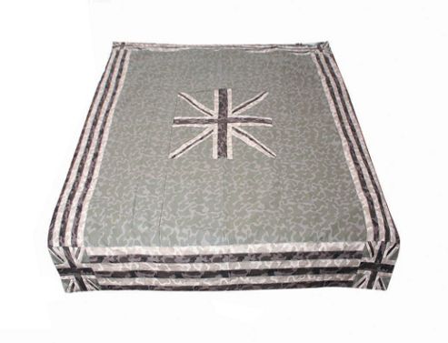 Image of Woven Magic Union Jack Tribute Table Cloth - Small