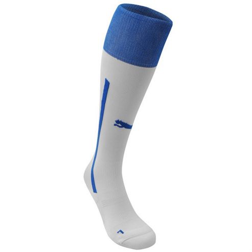 Image of 2014-15 Italy Away Puma Football Socks (white) - Kids - White