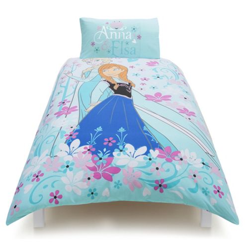 Image of Disney Frozen Nordic Summer Single Duvet Set Tesco Exclusive