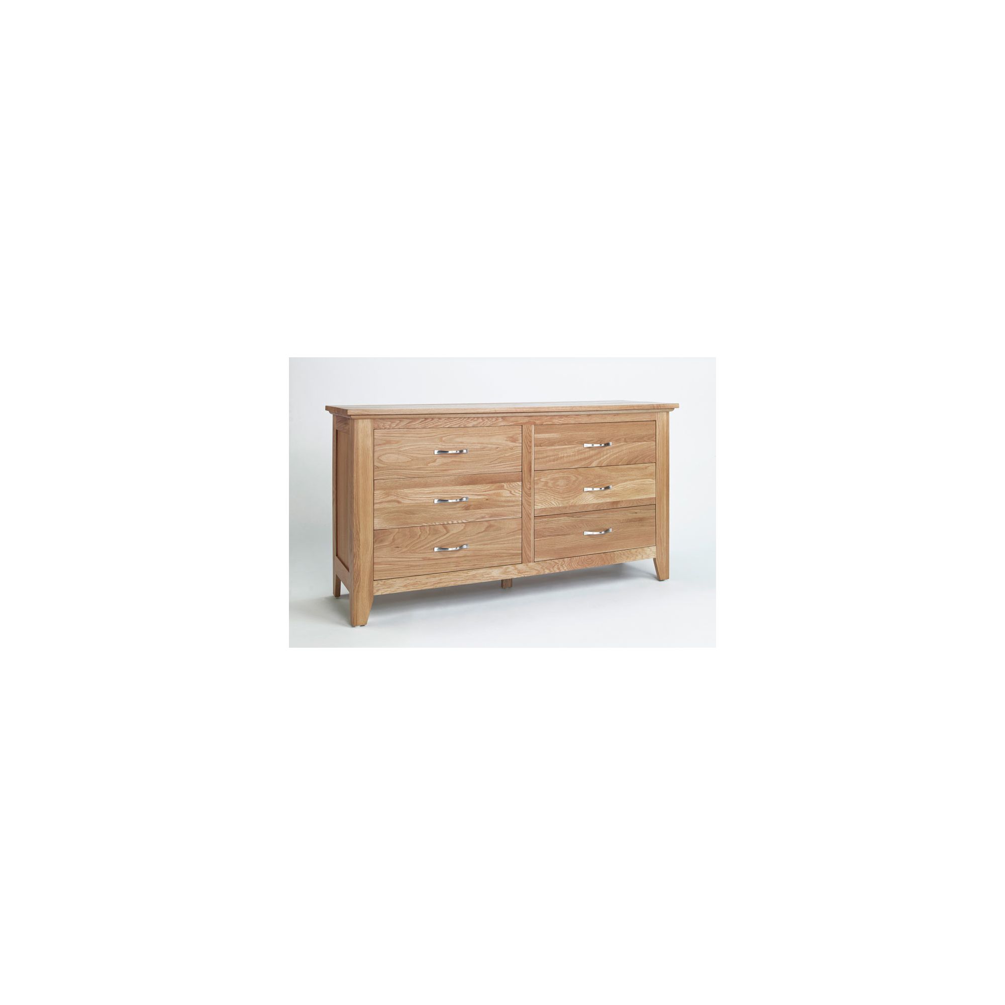 Ametis Sherwood Oak Six Drawer Chest at Tescos Direct