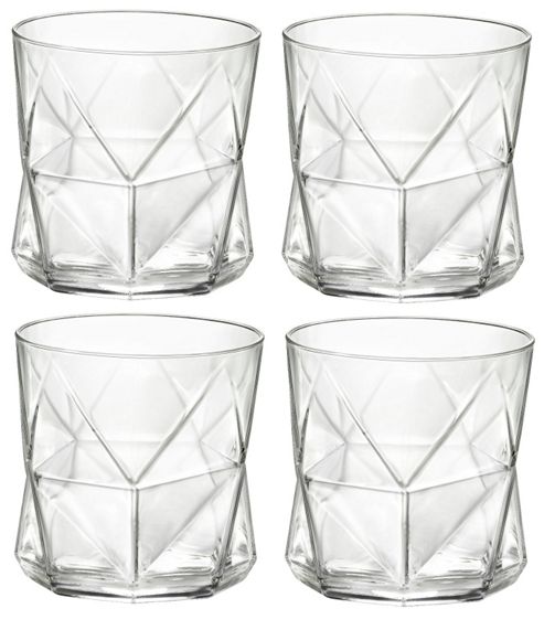 Image of Bormioli Rocco Cassiopea Tumblers Glasses - 330ml - 11.25oz - Set Of 4