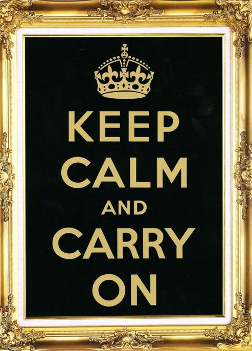 Image of Keep Calm & Carry On Tin Sign