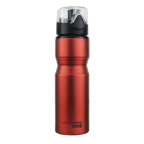Image of Yellowstone 750ml Aluminium Sports Bottle Red