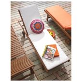 Windsor Wooden Sun Lounger & Cushion