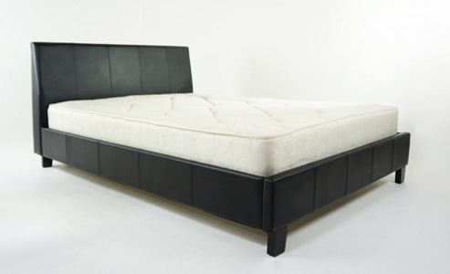 Image of Alpha Furniture Denver Bed Frame - No - Brown - Single (3')
