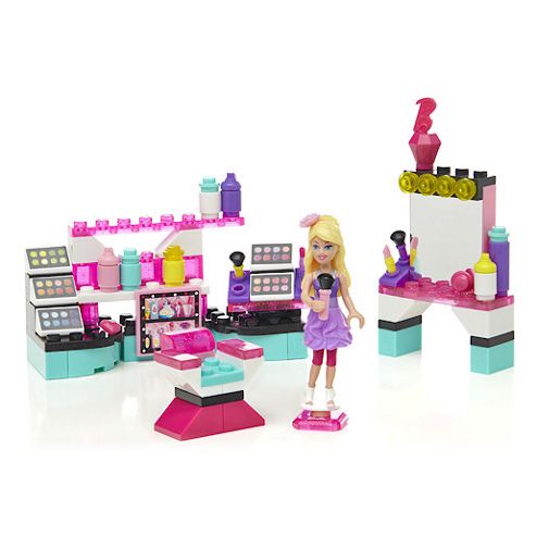 Image of Mega Bloks Barbie Build 'n Play Beauty Kiosk