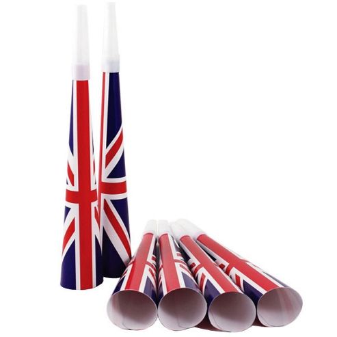 Image of Union Jack Great Horns - 25.4cm (6pk)