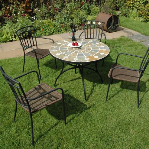 Image of Europa Leisure Alicante 5 Piece Dining Set