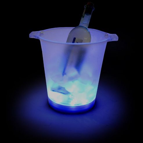 Image of Dzine Light Up Led Ice Bucket Blue