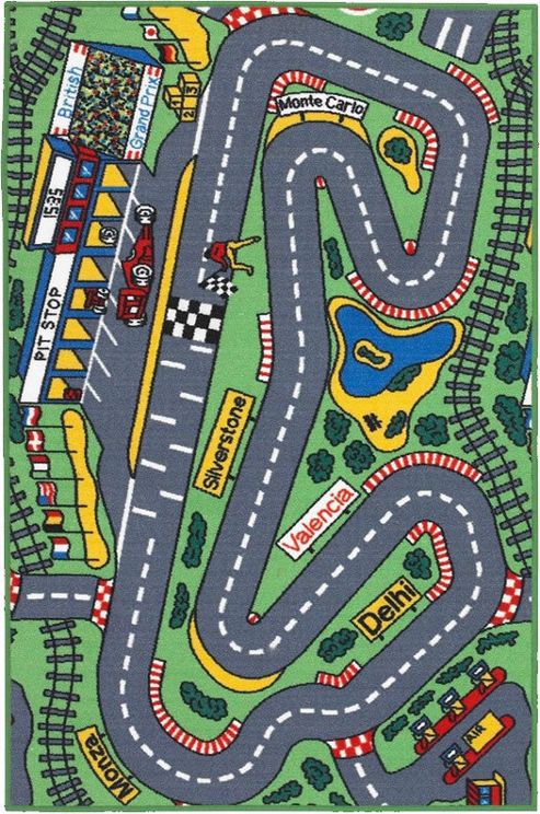 Image of Race Track Rug