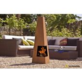 LA HACIENDA OXIDISED HEAVY GAUGE STEEL CHIMINEA