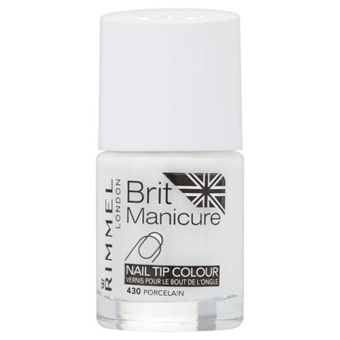 Image of Rimmel London Brit Manicure Nail Tip Colour 430 Porcelain