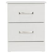 Tenby 2 Drawer Bedside Chest White