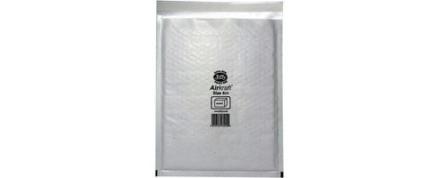 Image of Jiffy Airkraft Postal Bags Bubble-lined Peel And Seal No.4 White 240x320mm Ref Jl-4 [pack 50]