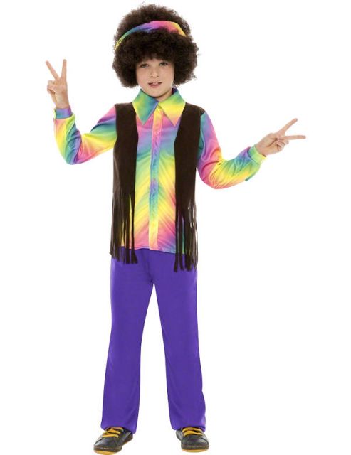 Image of Child Hippie Boy Costume Small