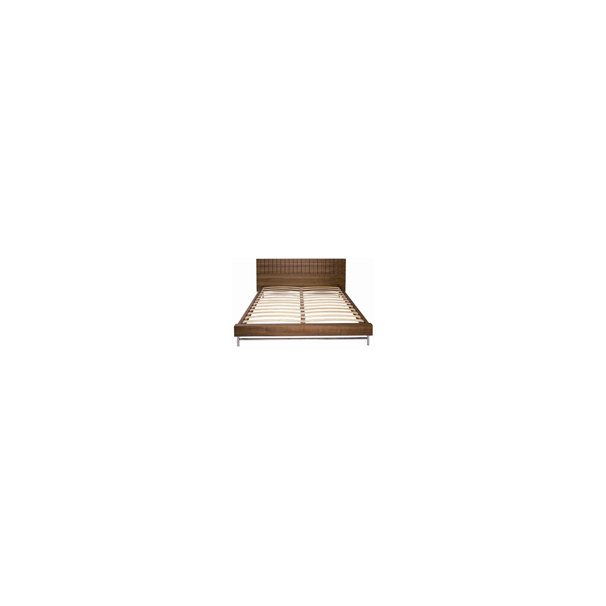 Gillmore Space Barcelona Bed - Double - Walnut at Tesco Direct