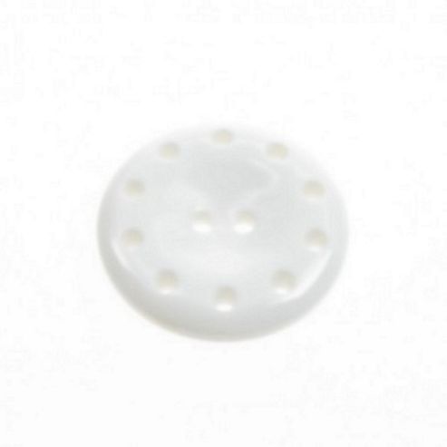 Image of Dill Buttons 38mm 12 Hole White