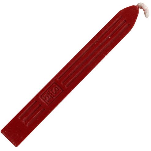 Image of Manuscript Single Seal Wax Red
