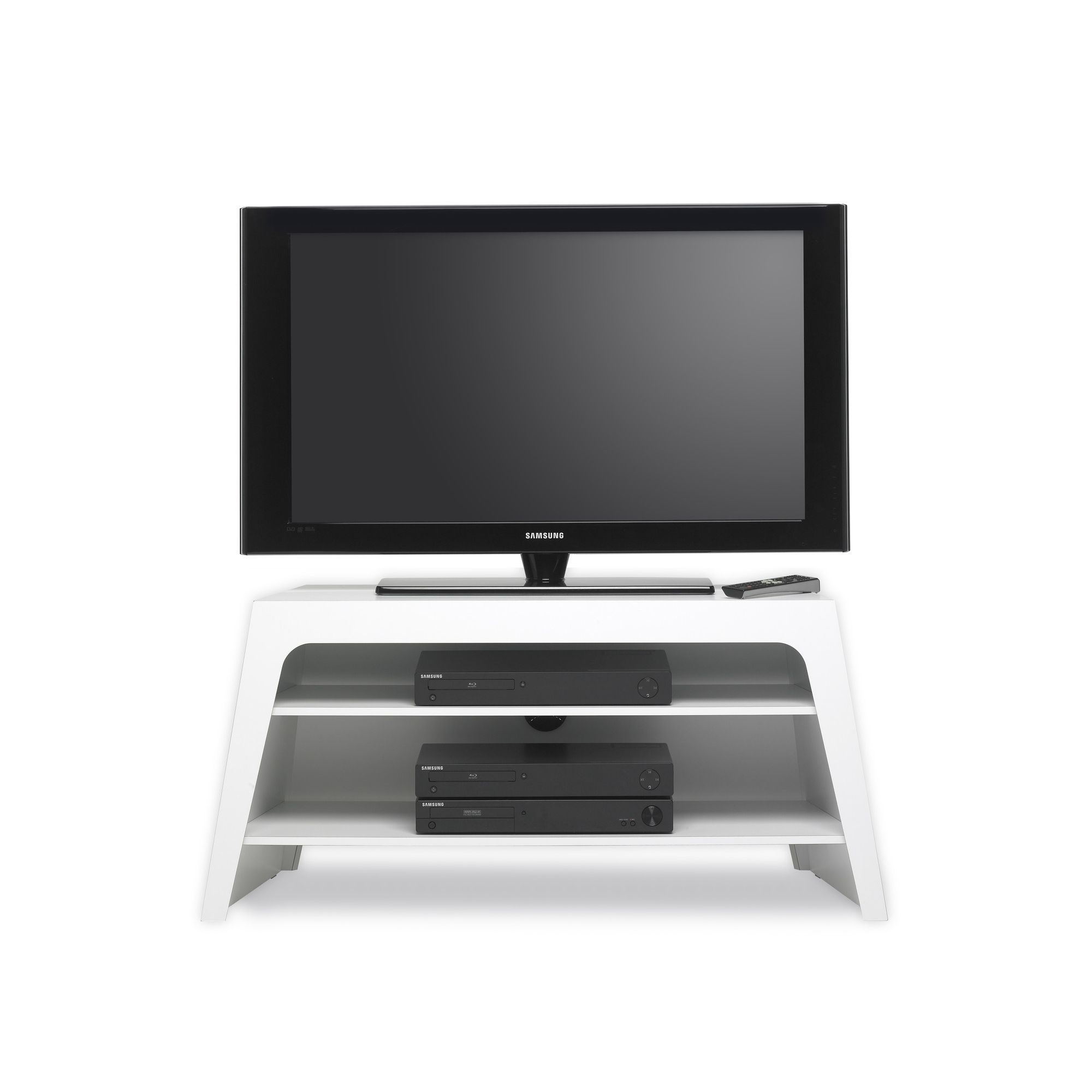 Mor Colorado TV Stand - High Gloss Black at Tesco Direct