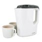 Home Essence 0.9 Litre Travel Kettle in Cream and Grey